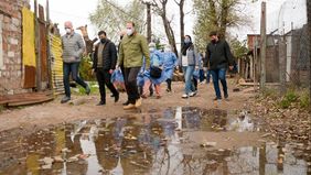 Alimentos, IFE y Berni, los factores del enojo piquetero en Villa Azul