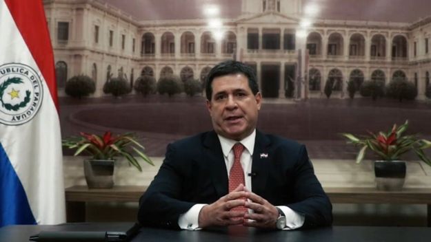 Renunció el presidente de Paraguay para asumir en el Senado