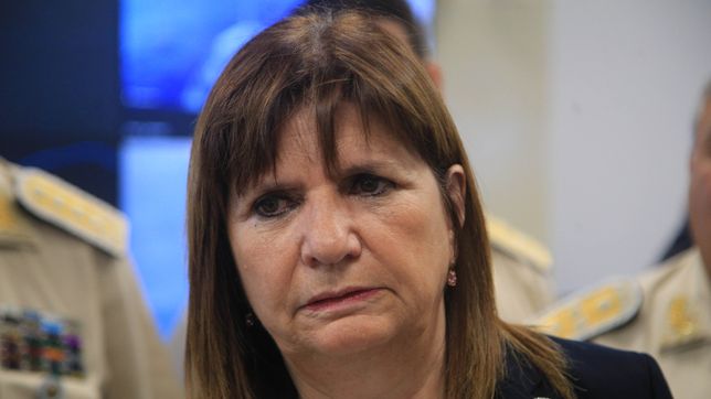 Patricia Bullrich, ministra de Seguridad de Javier Milei.