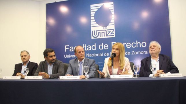 una universidad del conurbano, tribuna para dos posibles rivales de vidal