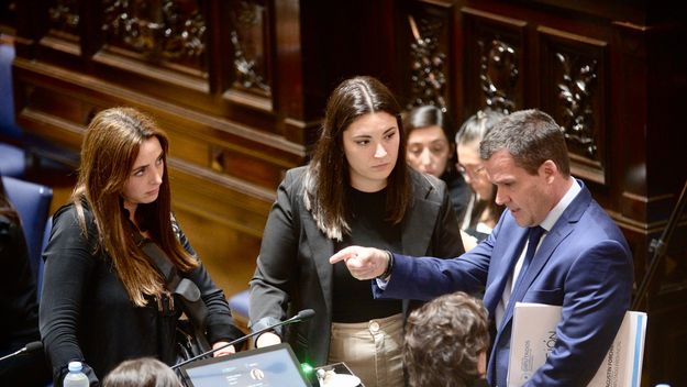 Julieta Quintero Chasman en la Legislatura bonaerense (AGLP)