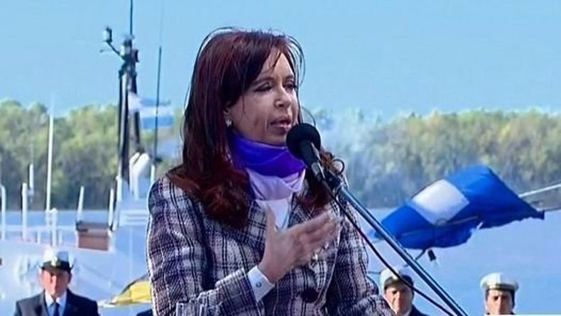 Cristina Día de la Bandera Rosario