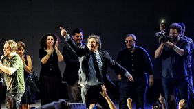 Javier Milei, en el acto del Luna Park. Javier Milei, en el acto del Luna Park.