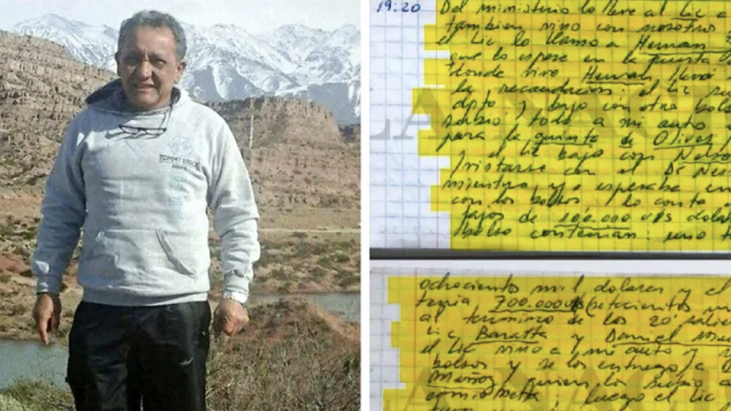 Oscar Centeno y un fragmento de los cuadernos k.&nbsp;