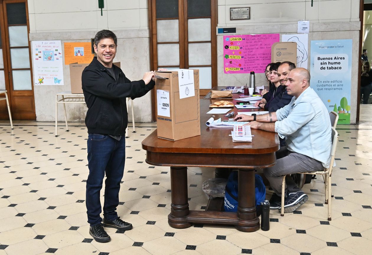 Votó Kicillof: Es una elección crítica en medio de una situación compleja.