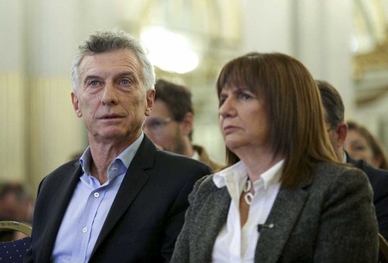 Mauricio Macri y Patricia Bullrich. 