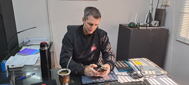 Cresto, durante la entrevista con Letra P. 