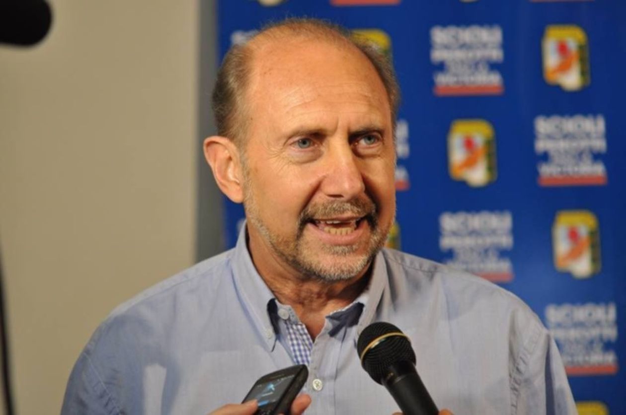 El gobernador de Santa Fe Omar Perotti.
