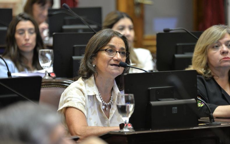 Lucía Corpacci, senadora, exdiputada y ex gobernadora de Catamarca.Foto: @LuciaCorpacci (Twitter)