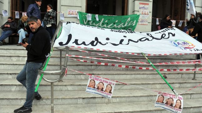 nuevo paro de los judiciales, el otro conflicto sin fin de vidal