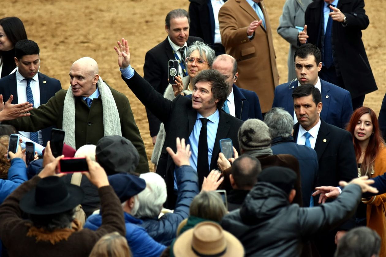 Javier Milei en La Rural