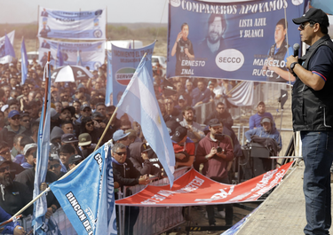 Marcelo Rucci, el conductor del poderoso e influyente Sindicato de Petróleo y Gas Privado de Río Negro, Neuquén y La Pampa. El gremio analiza la reforma laboral en Vaca Muerta.