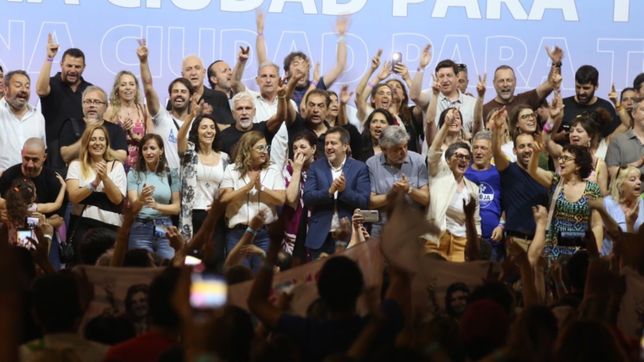 unidos conta el pro: el fdt hizo una demostracion de fuerza en la ciudad
