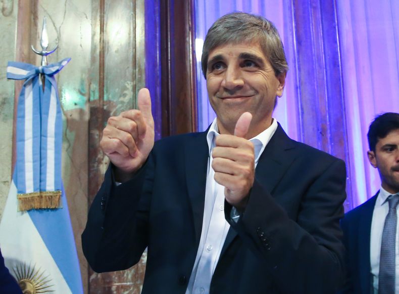 El ministro de Economía, Toto Caputo