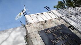 Embajada argentina en Venezuela.
