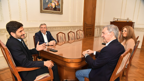 Maximiliano Pullaro y Juan Schiaretti, encuentro en Rosario