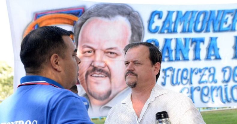 Sergio Aladio, líder del sindicato de camioneros disidente de Hugo Moyano en Santa Fe.