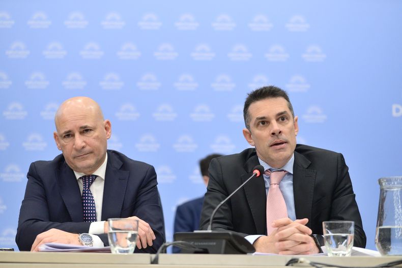 Fernando Oscar Soto y Sebastián Amerio. Funcionarios que envió Javier Milei para defender la baja de imputabilidad.&nbsp; &nbsp;