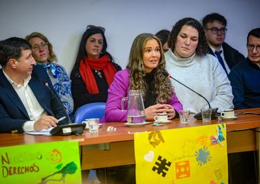 Victoria Morales Gorleri y Dina Rezinovsky, juntas en un debate