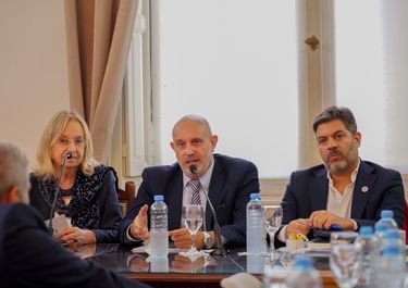 Alexis Guerrera, Hilda Kogan y Carlos Bianco.