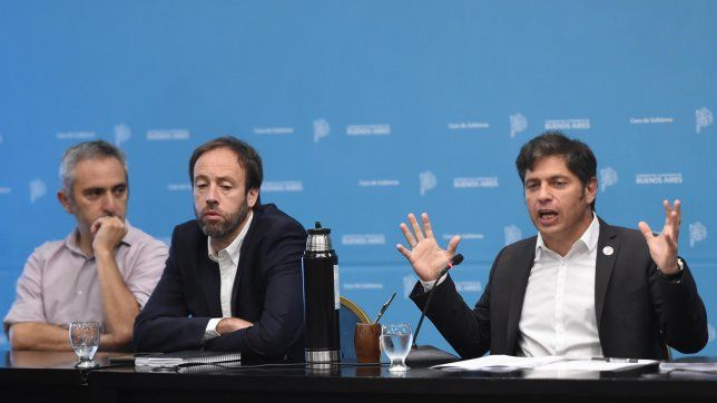 Axel Kicillof, en conferencia de prensa