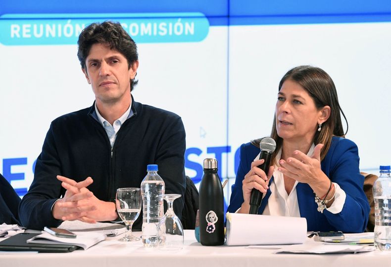 Martín Lousteau y Guadalupe Tagliaferri.