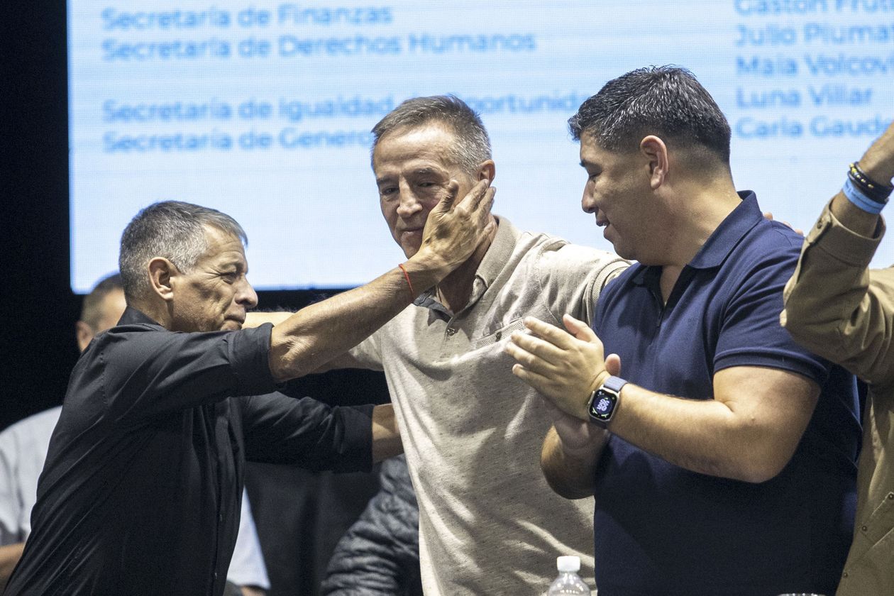 Argüello, Sola y Jerónimo, los triunviros de la CGT