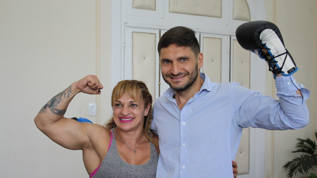 Maximiliano Pullaro y el boxeo, una de sus pasiones.