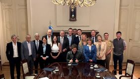 Javier Milei reunió a su gabinete en Casa Rosada.