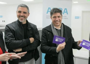 Cristian Girard y Axel Kicillof