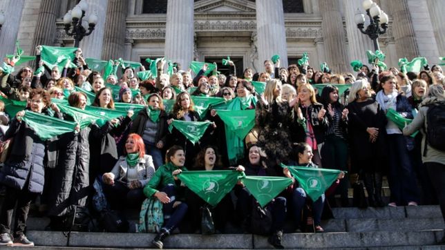 la campana por el aborto legal pide ver a fernandez y acelera en el congreso