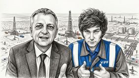 Horacio Marín, Javier Milei y la YPF estatal Horacio Marín, Javier Milei y la YPF estatal