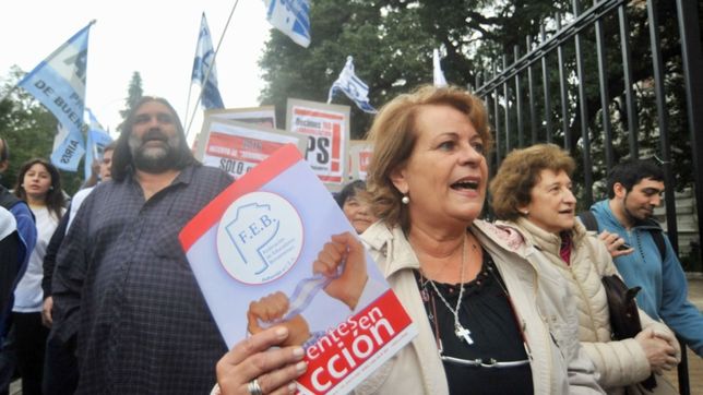 docentes paran nuevamente y le reclaman a vidal la emergencia edilicia