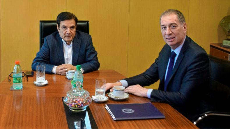 Diego Santilli se reunió con Carlos Rovira en Misiones. 