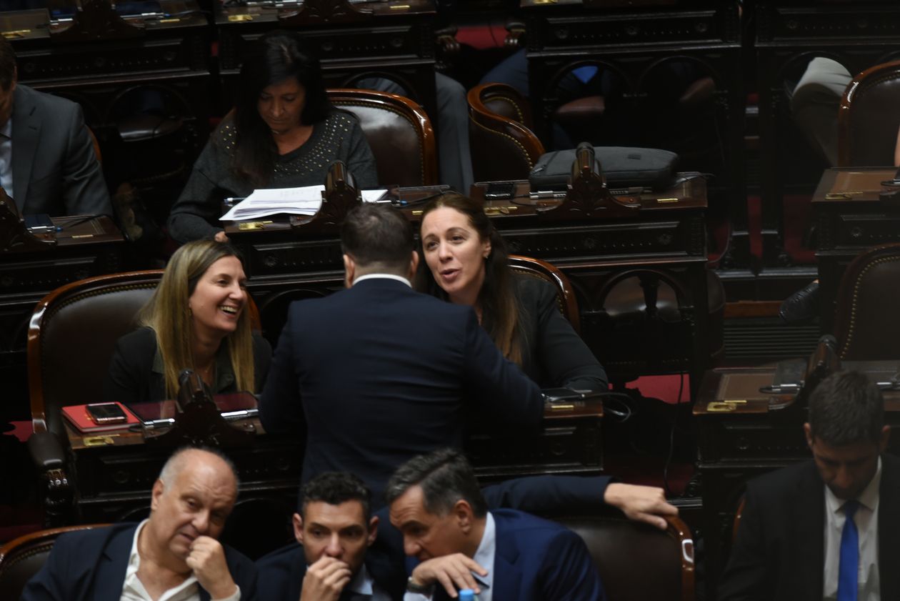 El bloque PRO en Diputados.