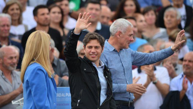 Axel Kicillof en Berisso, por el 17 de octubre.