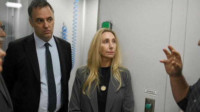 Karina Milei y Manuel Adorni.