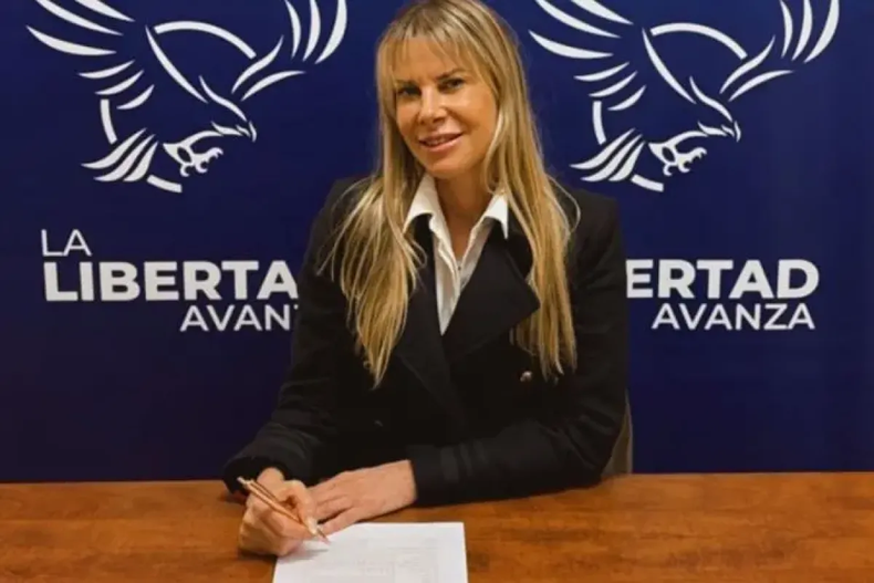 Karen Reichardt, candidata y vocera de La Libertad Avanza.