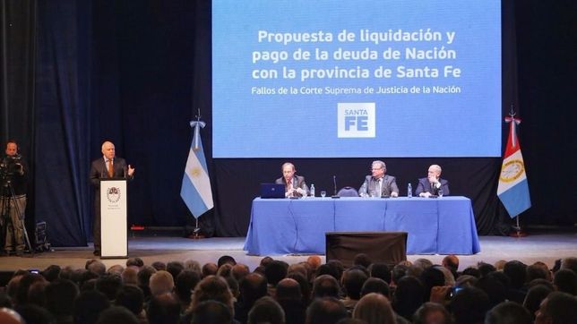santa fe presento un plan de pago para que nacion le devuelva la coparticipacion