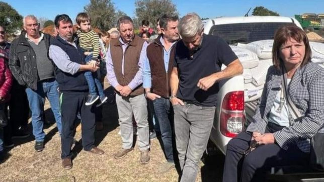 modo halcon: bullrich mostro sus garras en entre rios con un discurso duro