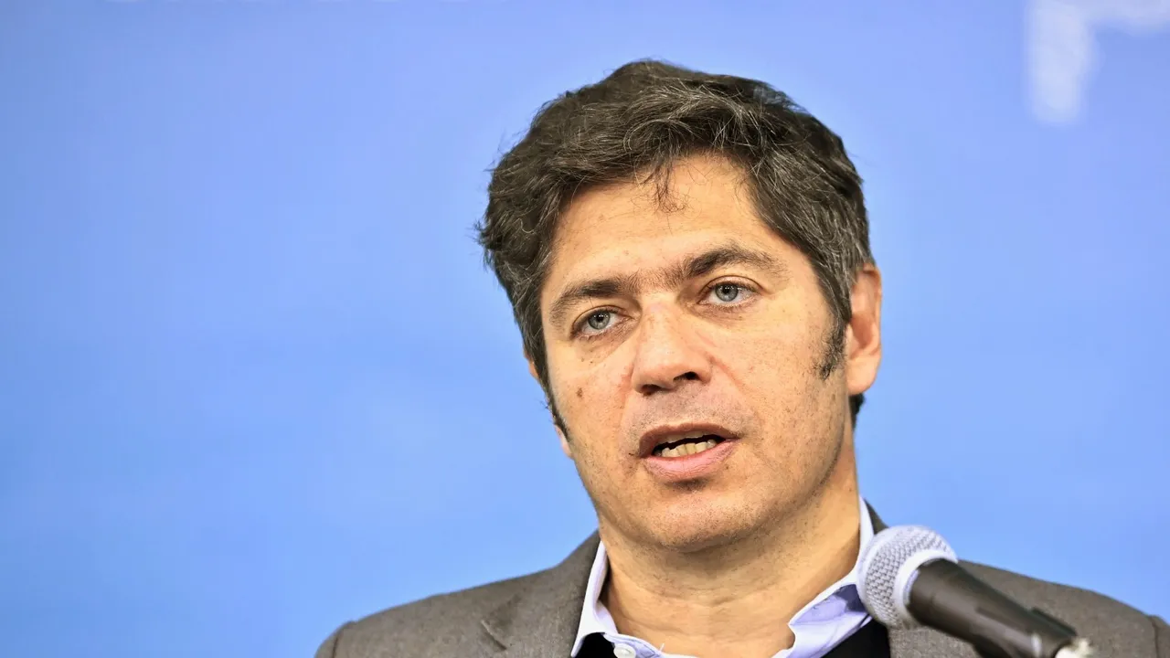 El gobernador de Buenos Aires, Axel Kicillof 