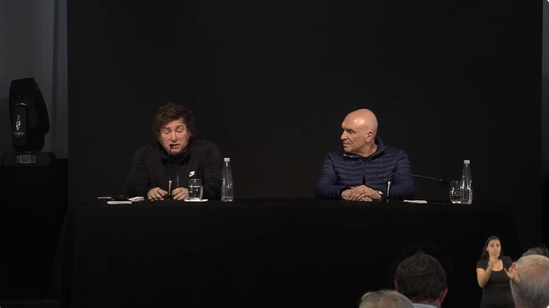 Javier Milei y José Luis Espert