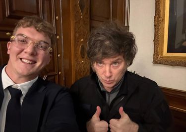 Javier Milei con Hayden Davis y el apoyo a las pymes