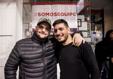 Marcos Ferrer y Lautaro Villafañe, su jefe de gabinete en la Municipalidad de Río Tercero