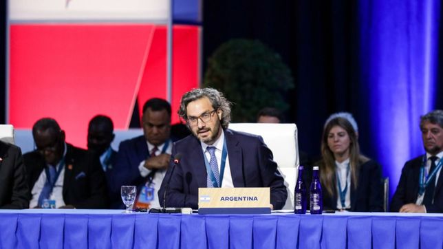 el que avisa: cafiero rompio el hielo en la con criticas a bloqueos y la oea