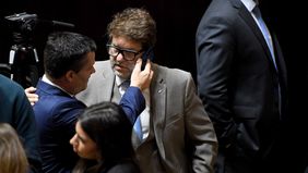 Diego Garciarena y Agustín Forchieri, de la UCR y el PRO, mantienen diferencias con el peronismo y la LLA
