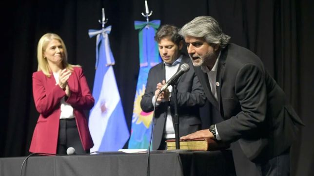 correa corta: dos protestas tensan el debut del ministro gremialista de kicillof