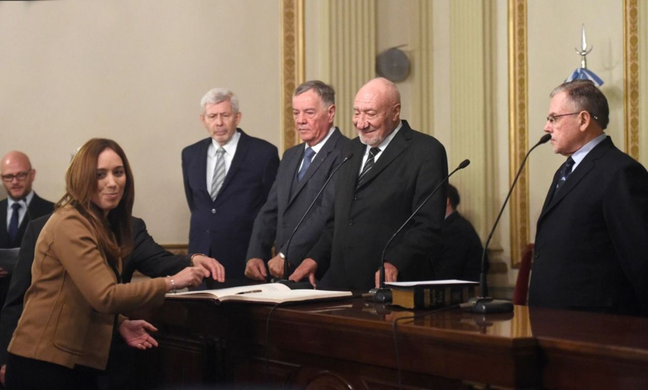 Vidal con la Suprema Corte bonaerense Vidal con la Suprema Corte
