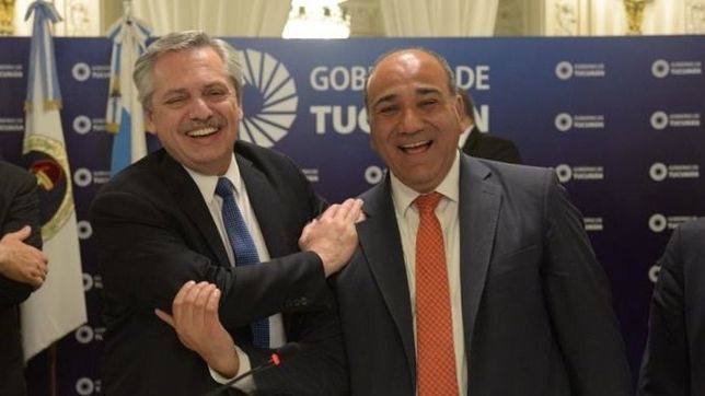 manzur pide por alberto fernandez para la conduccion del pj nacional