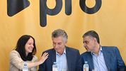 Soledad Martínez, Mauricio Macri y Jorge Macri. Soledad Martínez, Mauricio Macri y Jorge Macri.